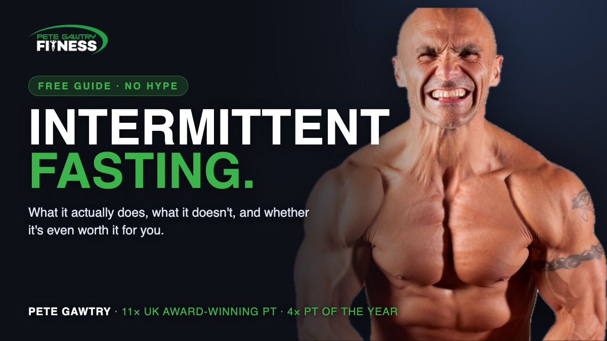 The Intermittent Fasting Guide — free no-hype guide by Pete Gawtry
